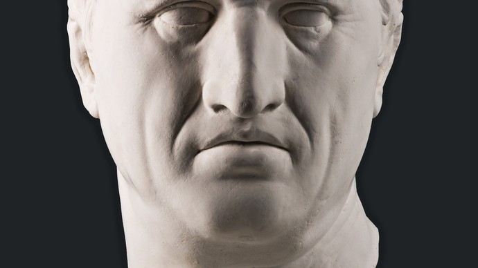 Büste des Marcus Tullius Cicero (Gipsabguss). Foto: Archäologisches Museum der WWU Münster, Inv. A 254, Foto Lianna Hecht.
