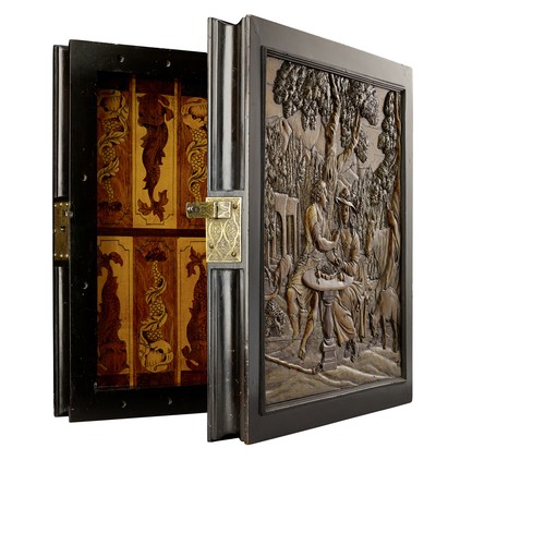 Brettspielkasten für Trictrac und Schach, um 1720