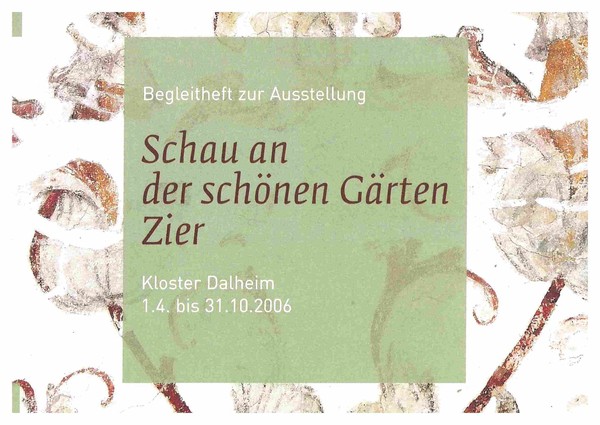 Cover des Begleitheftes