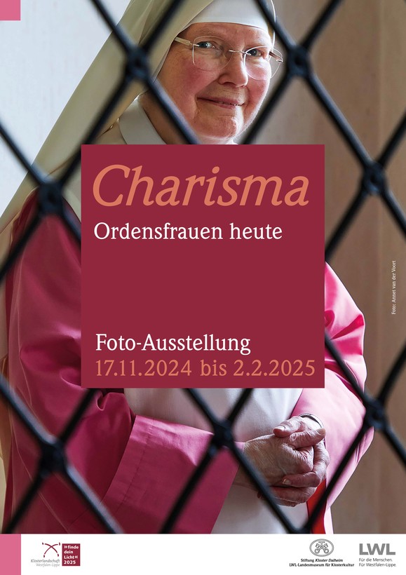 Plakat zur Studioausstellung "Charisma. Ordensfrauen heute". (Foto: Annet van der Voort) Plakat zur Studioausstellung "Charisma. Ordensfrauen heute". (Foto: Annet van der Voort)