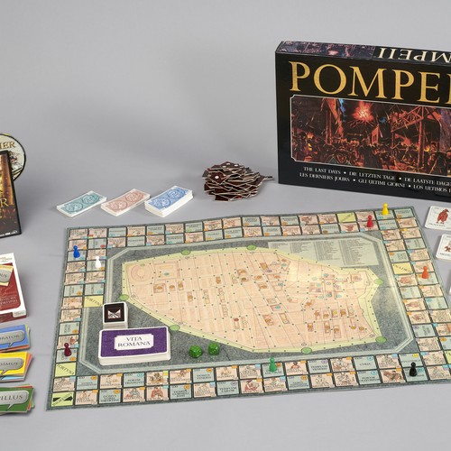 Brettspiel Pompeii, PC-Spiel Die Römer, Kartenspiel Simplicissimus