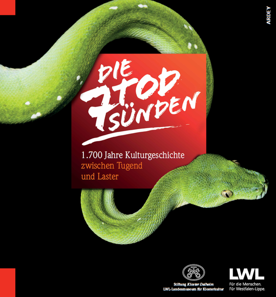Titel des Ausstellungskatalogs zu "Die 7 Todsünden" (2015).