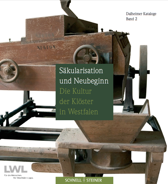 Titel des Ausstellungskatalogs zu "Säkularisation und Neubeginn" (2007). Motiv: Getreidemaschine